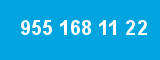 955 168 11 22